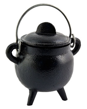 Cast Iron Cauldron with Lid/Handle Medium