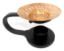 Load image into Gallery viewer, Cast Iron &amp; Copper Aroma Lamp
